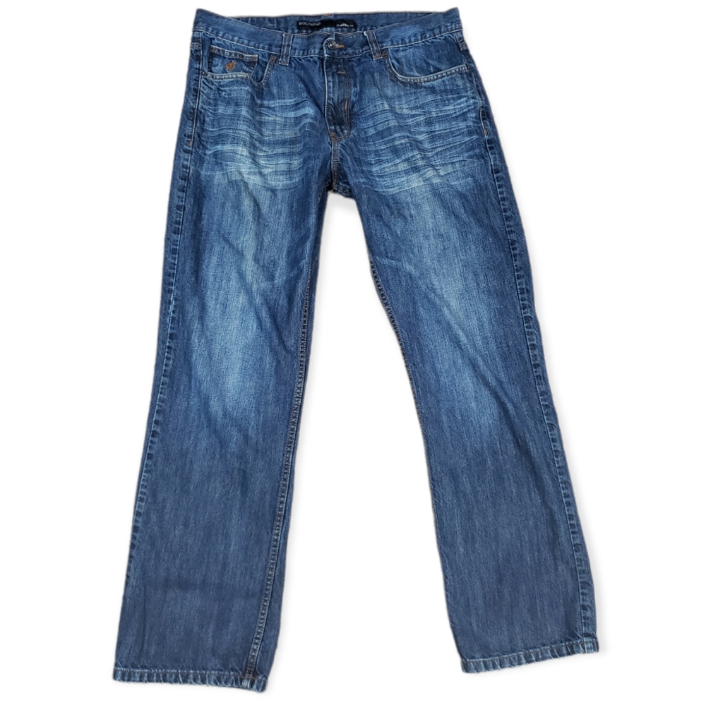 Rocawear Classic Fit Straight Leg Jeans Size 38